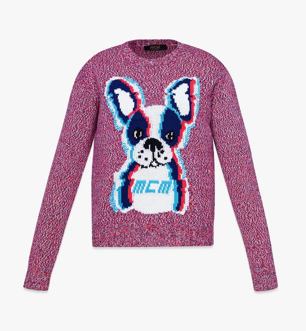 Women’s Intarsia M Pup Wool Sweater 1